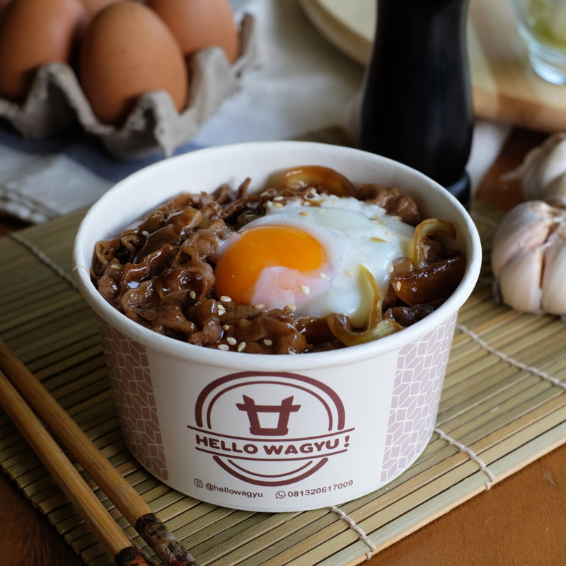 [JKT-only] Paket Seru 60K - Wagyu Rice Bowl (upsize beef) (10 Pax)